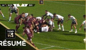 TOP 14 - Résumé Union Bordeaux-Bègles-CA Brive: 33-13 - J12 - 2022-2023