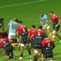 TOP 14 - Essai de Matthis LEBEL (ST) - Stade Toulousain - USA Perpignan - Saison 2022:2023