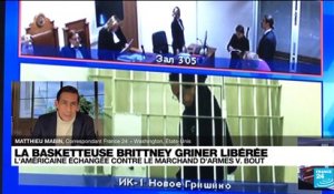 La basketteuse Brittney Griner libérée par la Russie en échange du marchand d'armes Viktor Bout