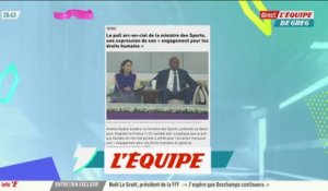 Oudéa-Castéra s'explique sur son pull arc-en-ciel - Foot - CM 2022