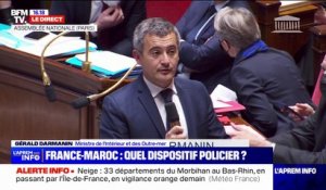 France-Maroc: Gérald Darmanin interpellé sur le dispositif policier à l'Assemblée nationale