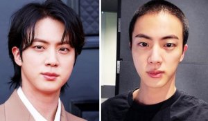 BTS’ Jin Shares Photo of Buzzed Haircut Ahead of Military Enlistment | Billboard News