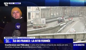 La N118, en Île-de-France, sera fermée à cause des chutes de neige à venir