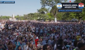 Bueno Aires célèbre la victoire de l'Argentine