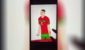 Maroc - Une collection d'oeuvres d'art retrace le parcours du Maroc à la Coupe du monde
