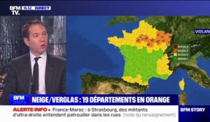 19 départements du Nord de la France restent en vigilance orange neige-verglas