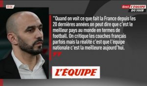 Regragui « La France ? La meilleure équipe nationale aujourd'hui » - Foot - CM 2022