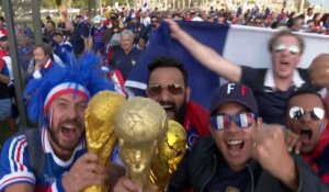 Argentine-France : les supporters français arrivent au stade de la finale du Mondial