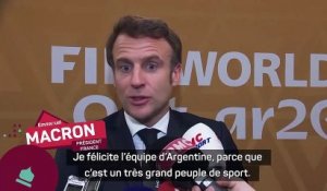 Finale - Macron : ''Jamais de scénario écrit d'avance''