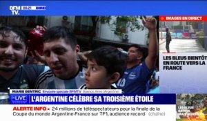Les Argentins ont célébré leur victoire jusqu'au petit matin dans les rues de Buenos Aires