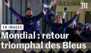 Le retour des Bleus en France après la défaite en finale du Mondial