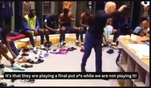 Vidéo du vestiaire de l'équipe de France en finale.Mbappe décrit les joueurs comme des idiots DEC...