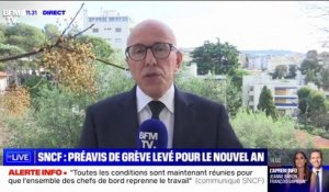 Éric Ciotti se "réjouit" de la levée du préavis de grève à la SNCF