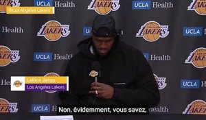 Lakers - LeBron : “Je ne suis pas déçu de nos efforts”