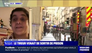 Fusillade à Paris: le suspect "donne le sentiment d'un homme qui a développé sa rage durant son année d'incarcération", selon la psychologue Farida Amiour