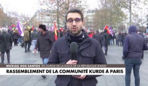 Rassemblement de la communauté kurde à Paris