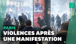 Des violences en marge de la manifestation pour les victimes kurdes de la fusillade à Paris