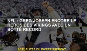 NFL : Greg Joseph de nouveau le héros des Vikings avec un kotté record