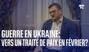 L'Ukraine envisage un sommet pour la paix à l'ONU "fin février", affirme le ministre ukrainien des Affaires étrangères, Dmytro Kuleba
