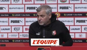 Genesio : «Mandanda voulait tout de suite reprendre» - Foot - L1 - Rennes