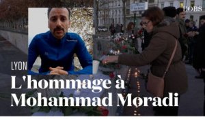 L'hommage à Mohammad Moradi, l'Iranien qui s'est suicidé à Lyon