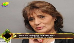 Mort de Tyler Sanders (Fear The Walking Dead) :  causes de son décès dévoilées par son autopsie