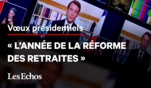 « 2023 sera l’année de la réforme des retraites », affirme Emmanuel Macron dans ses vœux