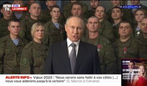 Vladimir Poutine: "Nous défendons notre peuple sur nos territoires historiques"