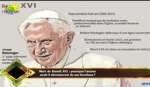 Mort de Benoît XVI : pourquoi l’ancien  avait-il démissionné de ses fonctions ?