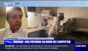 Coût de l'énergie: "On a des inquiétudes pour 80% des restaurateurs", alerte Alain Fontaine, président de l'association des Maîtres Restaurateurs