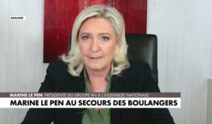 Le message de Marine Le Pen aux boulangers