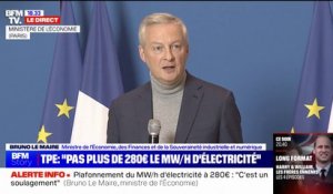 Électricité: Bruno Le Maire explique les TPE peuvent bénéficier du tarif garanti
