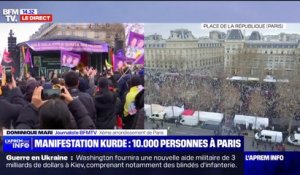 Manifestation Kurde: 10.000 personnes rassemblées à Paris