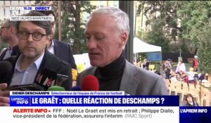 Didier Deschamps "trouve que c'est une très bonne chose que [Noël Le Graët] ait pu présenter ses excuses à Zizou"