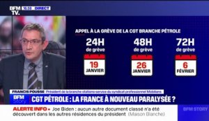 "On en a marre de subir": Francis Pousse (Mobilians) espère que "la grève ne sera pas trop suivie" dans le secteur du pétrole