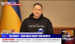 Andriy Yermak, bras droit de Volodymyr Zelensky: "La Russie enregistre des pertes colossales qui dépassent plusieurs fois les pertes ukrainiennes"