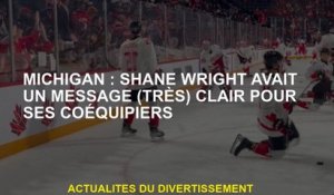 Michigan: Shane Wright avait un message  clair pour ses coéquipiers