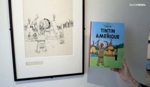 Tintin de retour sur le marché de l'art avec un dessin mis aux enchères