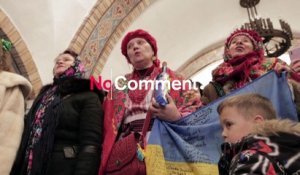 NoComment : des ukrainiens célèbrent la Malanka à Kyiv