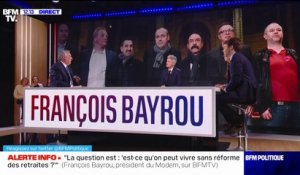 François Bayrou, président du Modem, sur la réforme des retraites: "Je ne considère pas les syndicats comme des emmerdeurs"