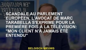 Scandale au Parlement européen, l'avocat de Marc Tarabella parle pour la première fois à la télévisi