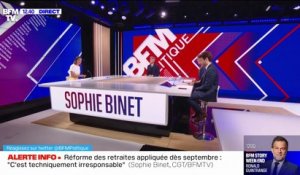 Sophie Binet estime que Olivier Dussopt, jugé pour favoritisme, ne peut pas rester au gouvernement