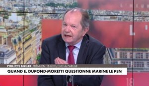 Philippe Bilger : «Éric Dupond-Moretti est incapable d'avoir une argumentation plus fine, politique, contre le Rassemblement national»