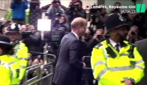 Le prince Harry est arrivé au tribunal à Londres pour le procès contre le « Daily Mirror »