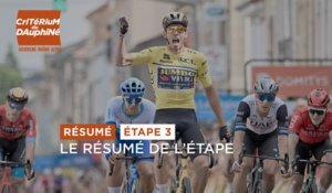 Résumé - Étape 3 - #Dauphiné 2023