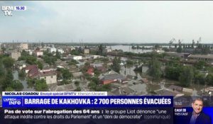 Ukraine: 2700 personnes évacuées dans la région de Kherson après la destruction partielle du barrage de Kakhovka