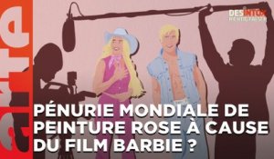 Pénurie mondiale de peinture rose à cause du film Barbie ? / ARTE Désintox du 07/06/2023