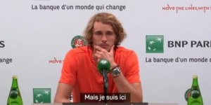 Roland-Garros - Zverev : "Je ne pense plus à ma blessure de l'an dernier"