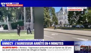Attaque au couteau à Annecy: l'agresseur a été interpellé en 4 minutes