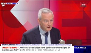 Annecy: "Il n'y a rien de plus barbare et de plus insensé que de s'attaquer à des enfants", réagit Bruno Le Maire